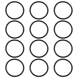 The Lord of the Tools 100pcs Nitrile Rubber O-Rings 25mm ID x 29mm OD x 2mm Dia Black Nitrile Rubber Sealing Gasket for Faucet Plumbing Automotive Repair