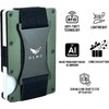 GLMC Minimalist Metal Wallet RFID-Blocking Credit Card Holder with Cash