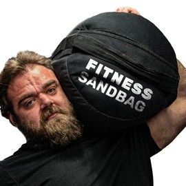 Sandbags for Working Out [Bells of Steel] Workout Sand Bag, Commercial and Home Gym Sand Bags for Weight Training, Strongman Training with Handles for Fitness, Cross, Strength Training - 100 lb