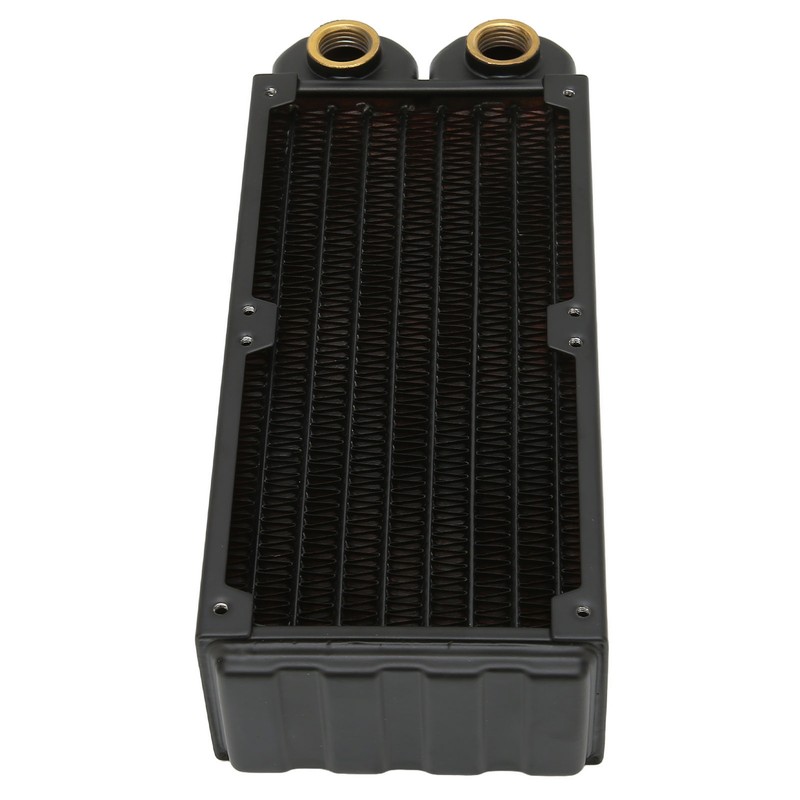 Cooling Radiator Double Layers 8 Pipes G1/4 Thread Double Fans