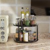 Exabang Turntable 2 Tier Spice Rack, Diameter 25 cm, Spice