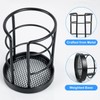 HillSpring Metal Bathroom Cup Dispenser, Sturdy Storage Holder for 3/4
