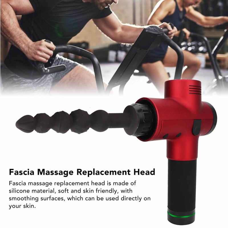 Fascia Massager Replacement Head Promote Recovery Waterproof Silicone Muscle Massager