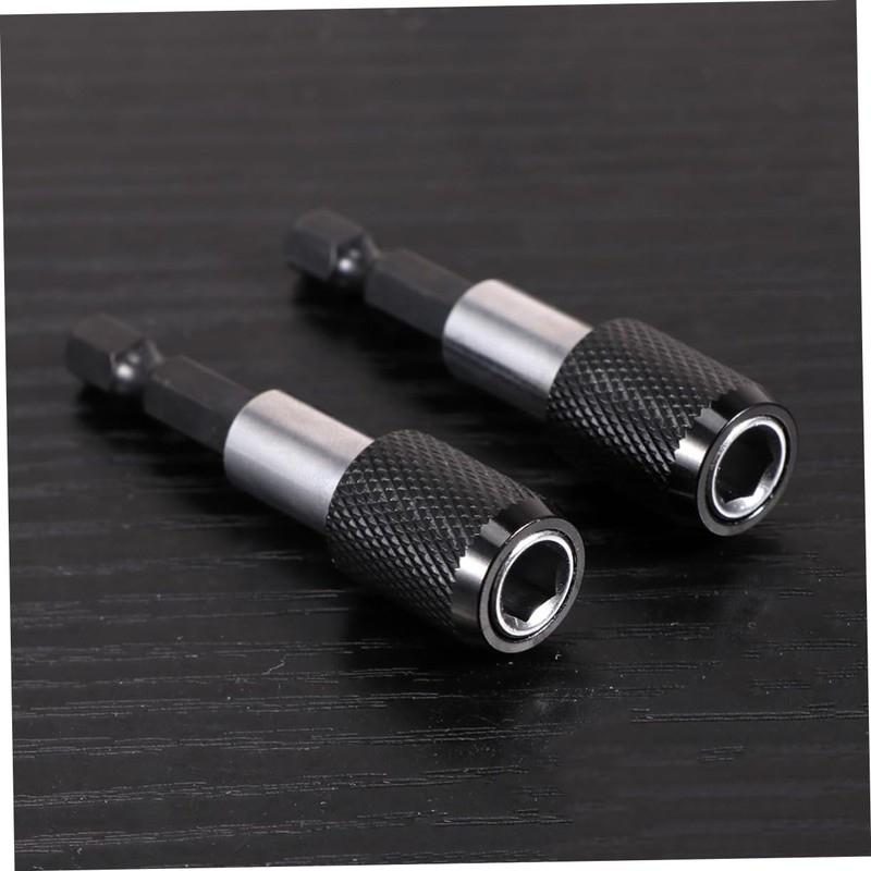 SHINEOFI 2sets Magnetic Screwdriver Bit Holder Extension Bar Quick Release