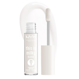 NYX PROFESSIONAL MAKEUP This Is Milky Gloss, Lip Gloss with 12 Hour Hydration, Vegan - Coquito Shake (Milky Clear)
