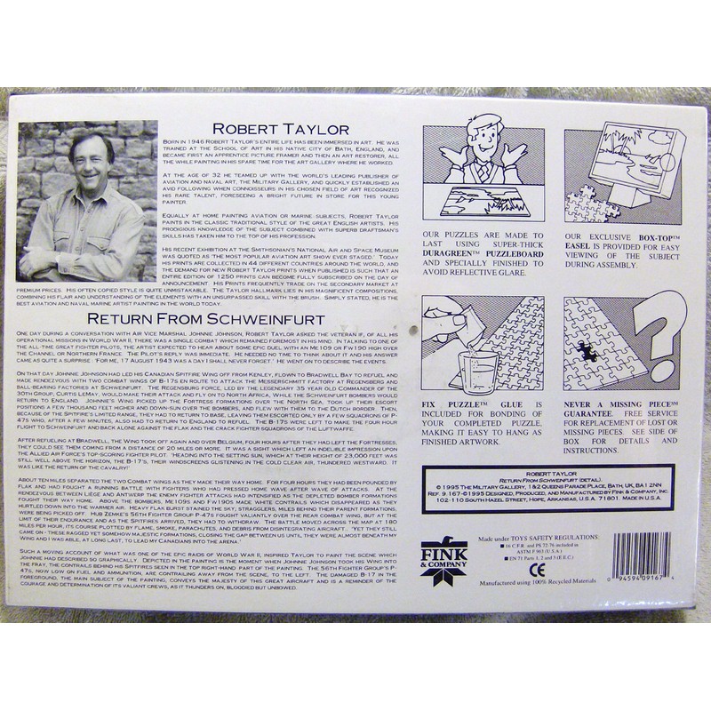 Fink & Company Wings of War Series Robert Taylor "Return