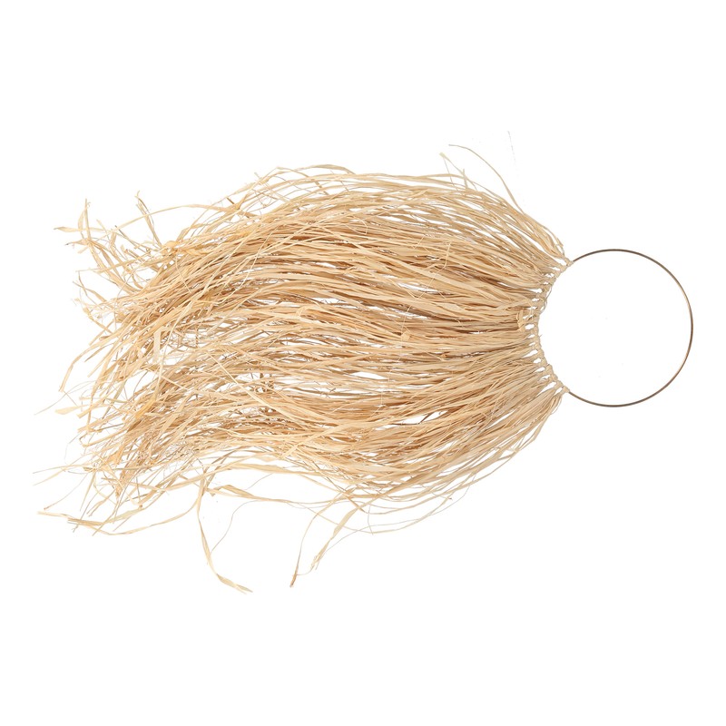 Pastoral Style Raffia Pendant Woven Wall Background Decoration for Home