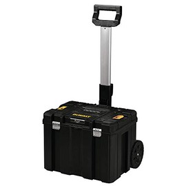 DEWALT Tool Box with Wheels, TSTAK, Deep Box (DWST17820), Black, Deep Box With Wheels
