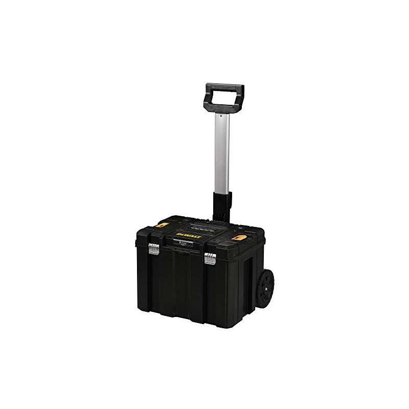 DEWALT Tool Box with Wheels, TSTAK, Deep Box (DWST17820), Black,