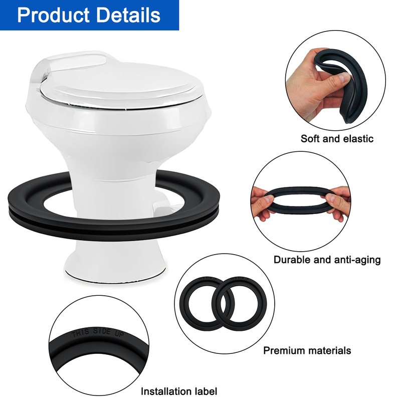 RV Toilet Seal Replacement for Dometic 300 310 320, Part#