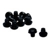 sourcingmap 12pcs 8mm Black Stem Bumpers Glide, Patio Outdoor Furniture
