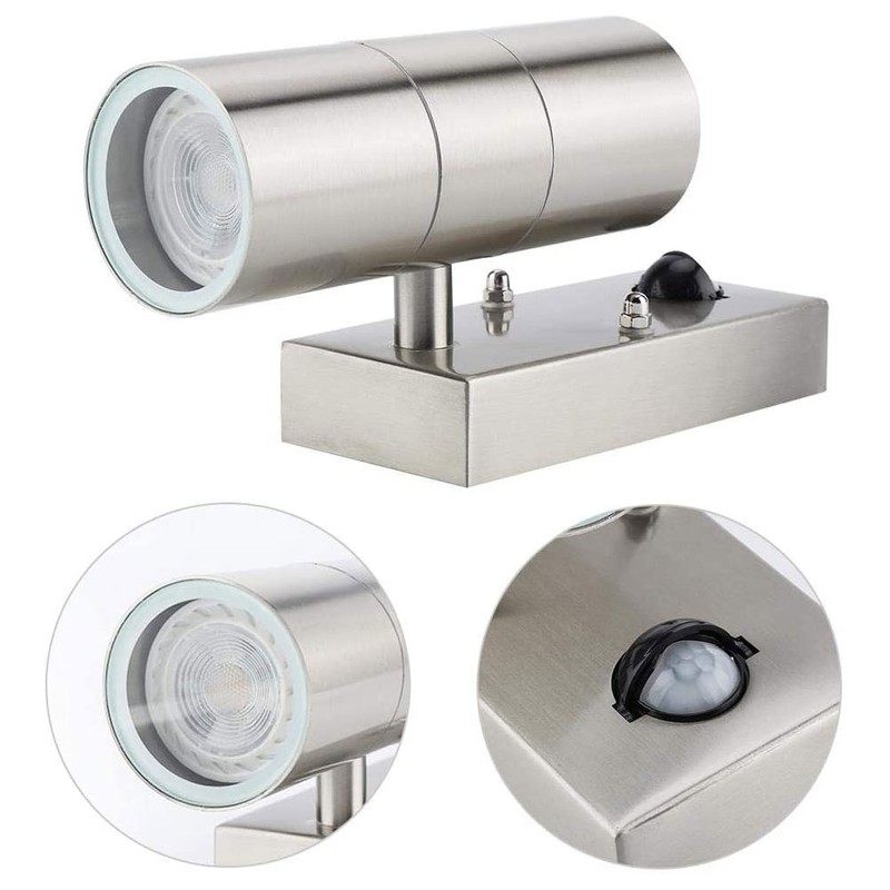 1Pc Up and Down PIR Wall Light Indoor Outdoor Home