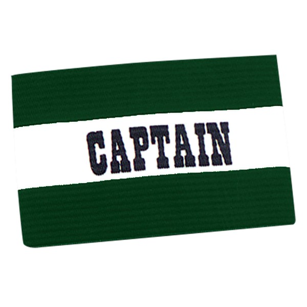 Champro Captain's Arm Band (Forest Green/White, Adult)