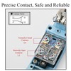 2 pieces ME-8108 adjustable IP65 waterproof roller lever arm limit