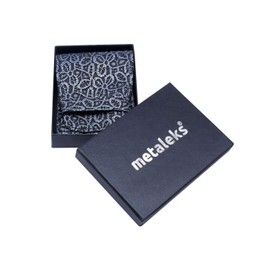 3Pcs EyeBrow Tweezers set With Straight, Slanted, Pointed Tweezers in Black Color on Silver Heart painted in Silver black texture Pouch