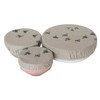 Reusable Bowl Covers, Set of Three, Natural Linen, elasticated with