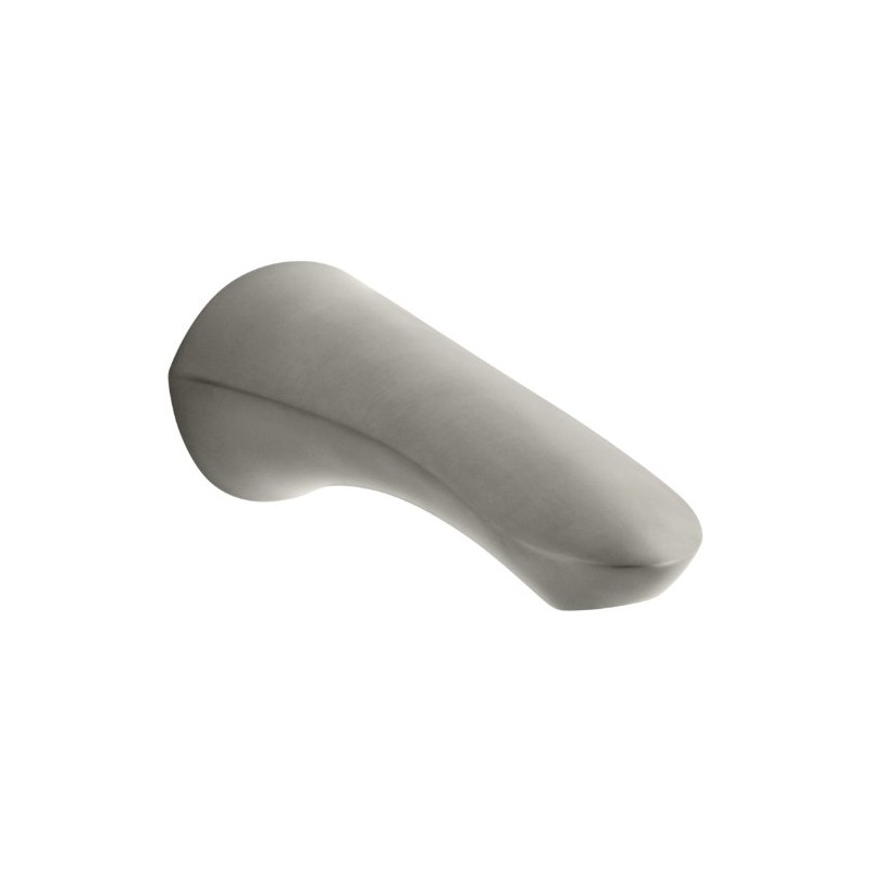 Kohler K-5328-BN Refinia Wall-Mount Non-Diverter Bath Spout, Vibrant Brushed Nickel