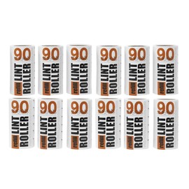 Redberry Value Lint Roller Refills - 12 Replacement Rolls - 90 Sheets per Roll - 1080 SHEETS IN TOTAL - Perfect for Pet Hair, Fluff, Dust - Can be Applied at any Fabric