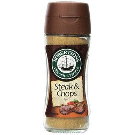 Robertsons Steak & Chops Spice Imported From South Africa, 3.03oz, 86g (Steak & Chops)