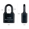 FIGODE® Outdoor Waterproof Padlocks, Covered Heavy Duty Laminated Steel Locks,