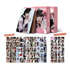 Jang Wonyoung - 92 Piezas (60 Photocards + 32 Stickers) Kpop