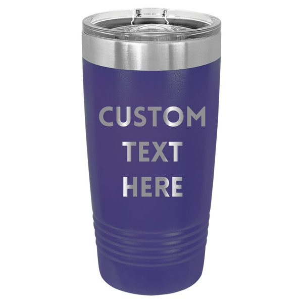 Custom Tumbler - 10 colors, 20 Oz Coffee Tumbler with