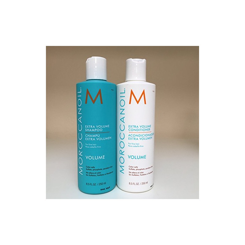 Moroccanoil Extra Volume Shampoo and Conditioner, 8.5 oz each