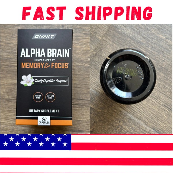 Alpha Brain Supplement Brain Health, Improves Memory And Focus EXP-