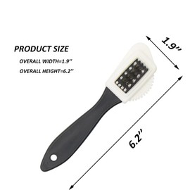 2PCS Suede Shoe Brushes, Suede & Nubuck 4-Way Leather Cleaning Brush, Nubuck Brush for Shoe Boot Bag Cleaning