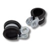 Lumonic 5 x 13 mm pipe clamps with rubber insert,