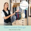 Hat Storage Organizer for Baseball Caps, Lomrsiul Non Slip PVC