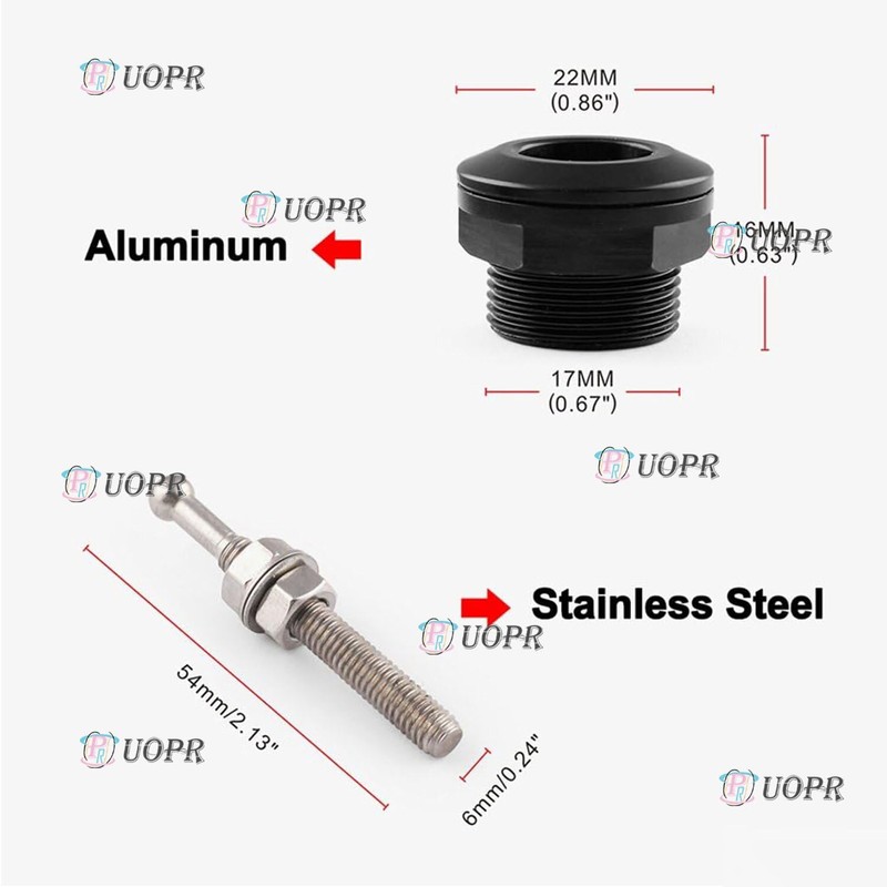 Bonpin Quick Fastener Push Button Hood Pin for Car 4