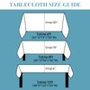 VidaFete Table Cloth 6 Pack 90 * 132inch Rectangle Tablecloth