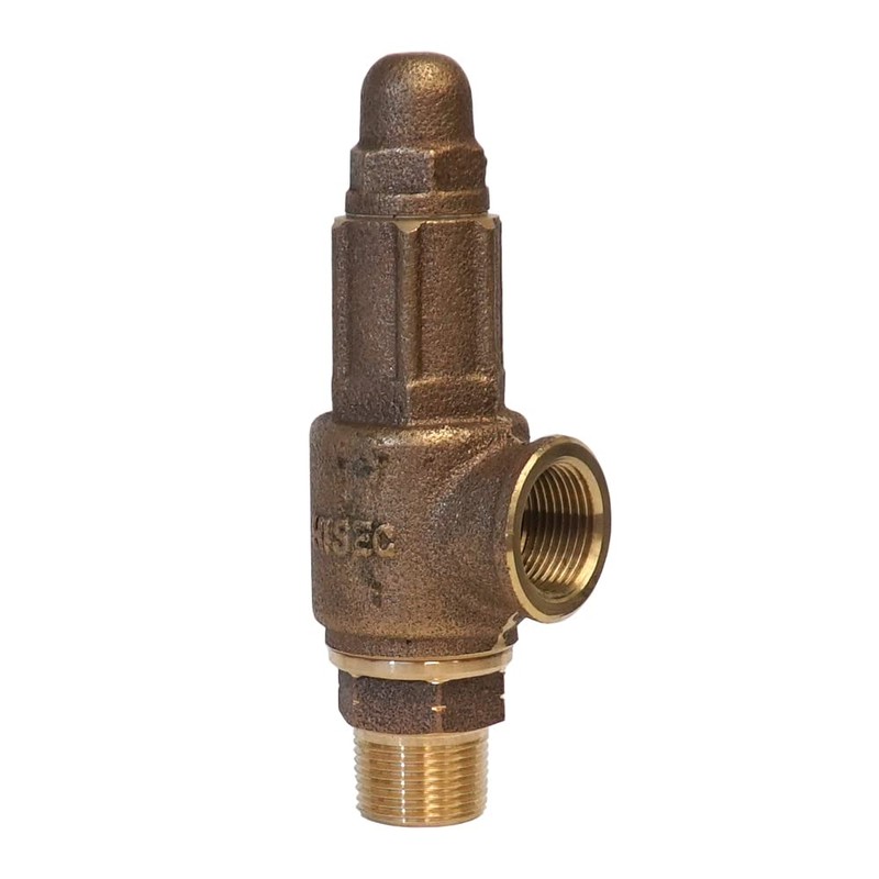 Merrill MFG PRVHDNL75 3/4" No-Lead Heavy-Duty Brass Pressure Relief Valve,