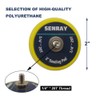SENRAY 5Pcs 2-Inch Dual-Action Hook & Loop Backing Plate for