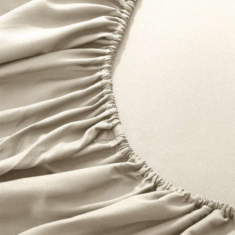 Hafaa Fitted Sheet Extra Deep Pocket Bed Sheet 16 inch