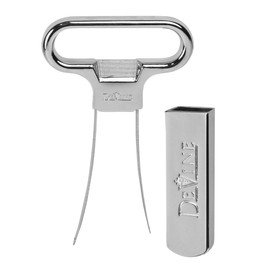 DeVine- Ah So Wine Opener for Vintage Bottles - Two-Prong Cork Puller & Corker With Sleek Case - Great Gift Idea