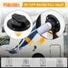 Mgoodoo 2Pcs RV City Water Inlet with Check Valve，RV Water