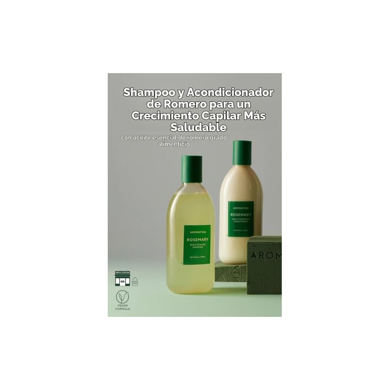 AROMATICA Set de Champú y Acondicionador para El Cuero Cabelludo