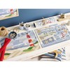 Sander Beach House Tapestry Placemats Light Blue/Red 32 x 48