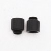 YINETTECH 4pcs G1/4 Black Water Cooling Extension Adapter 15mm Brass