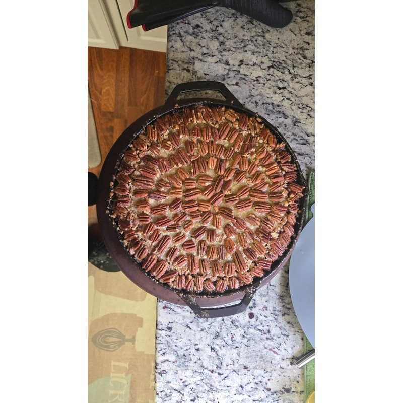 MXWLEIEL Cast Iron Skillet - Flat Bottomed Frying Pan with