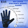 EFAH SPORTS Baseball Batting Gloves for Youth Adult Mens Kids