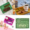 ZORESCOLEO Silicone Pallet Resin Mold Rolling Pallet Mold Storage Box