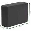 KOMUNJ 2pcs Yoga Blocks, 9.05x 5.9 x2.95 inches,High Density Professionals