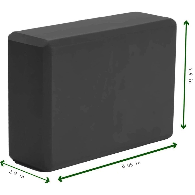 KOMUNJ 2pcs Yoga Blocks, 9.05x 5.9 x2.95 inches,High Density Professionals