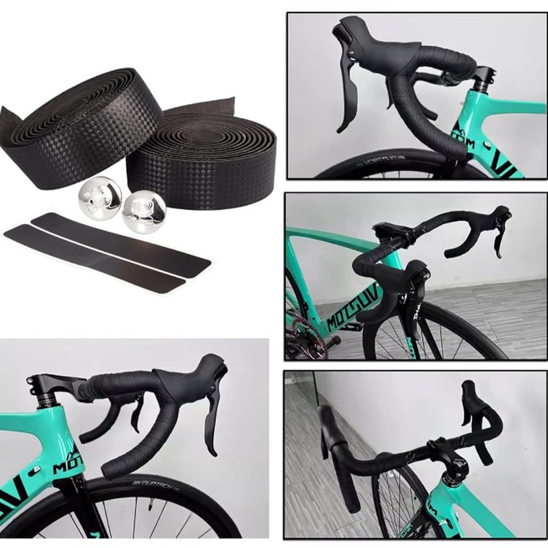 DKJLSTORE Bicycle Bar Tape, Drop Handlebar Tape, Rack (Band +