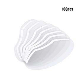 WUZIA 100PCS Clear Face Visors Plastic Eye Shield Plastic Transparent Shower Face Eye Protector Shields Visors For Shower,Microblading,Eyelash Extensions