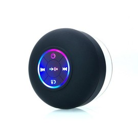 Waterproof Speaker, Portable Wireless Sperker With Suction Cup,USB rechargeable Black Audio Bluetooth Speaker, Wireless Version Life for Parties,Bathroom, Trevel,Home,Outdoor,Gifts fro Thanksgiving Christmas New Year