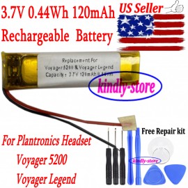 Unbranded US Seller For Plantronics Voyager 5200 & Voyager Legend  120mAh Battery  - For Voyager Legend